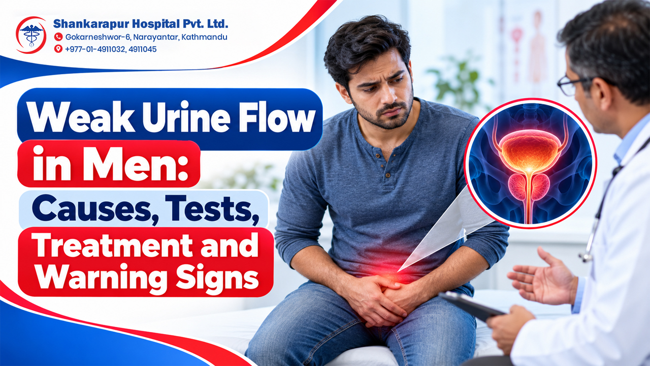 Weak Urine Flow in Men: Causes, Tests, Treatment and Warning Signs